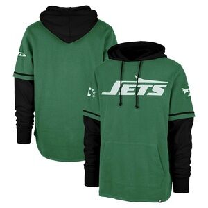 New York Jets '47 Throwback Shortstop Pullover Hoodie